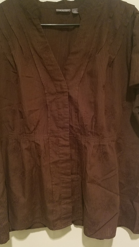 Woman's Blouse has slight sheerness see last pic